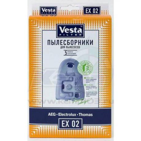 Комплект пылесборников Vesta FILTER, EX 02, 5 шт