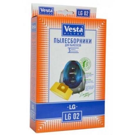 Комплект пылесборников Vesta FILTER, LG 02, 5 шт