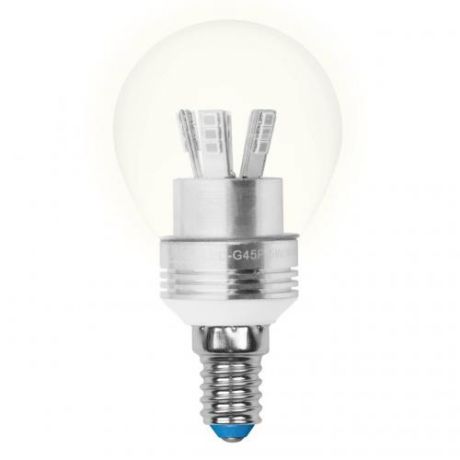 Лампа светодиодная (08009) E14 5W 3000K шар матовый LED-G45P-5W/WW/E14/FR ALC02SL