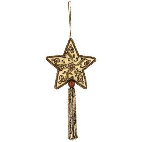 Декоративное украшение Lefard, 20*10*4 см, звезда, желтый