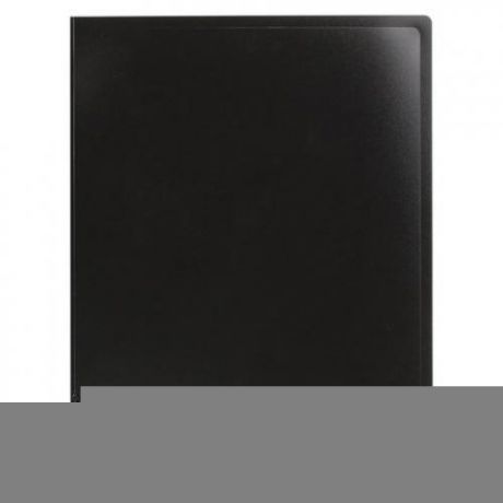 Папка STAFF, 0,5 мм, черный, 40 вкладышей