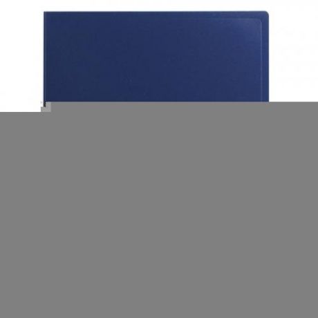Папка STAFF, 0,7 мм, синий, 80 вкладышей