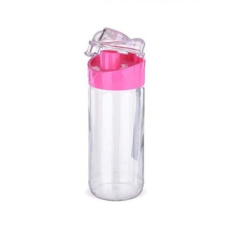 Бутылка для напитков MAYER & BOCH, 0,5 л, розовая крышка