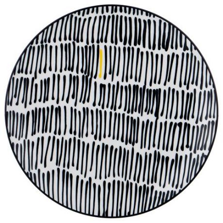 Тарелка подстановочная Lefard, Vogue, Черно-белое, 27 см