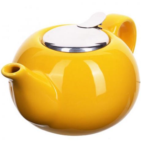 Чайник заварочный LORAINE, 800 мл, желтый