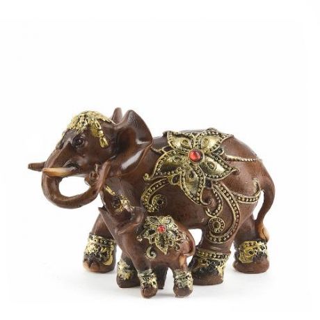 Фигурка декоративная ArtHouse, Слониха со слоненком, 10*6*8 см