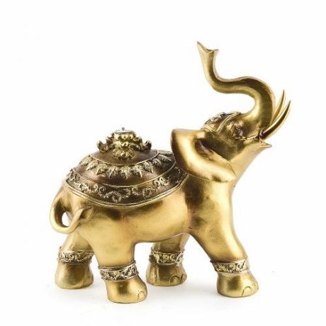 Фигурка декоративная ArtHouse, Золотой слон, 15*7*16 см