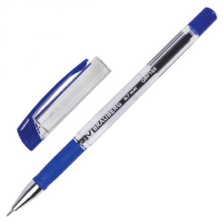 Автоматическая шариковая ручка BRAUBERG, Active, синий