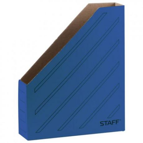 Лоток для бумаг STAFF, 7,5 см, до 700 листов, синий