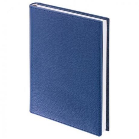 Ежедневник BRAUBERG, Favorite, А5, 160 листов, недатированный, темно-синий