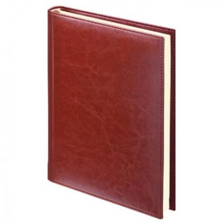 Ежедневник BRAUBERG, Imperial, А5, 160 листов, недатированный, коричневый