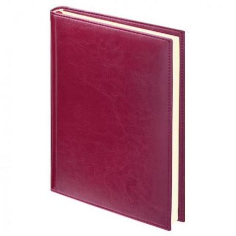 Ежедневник BRAUBERG, Imperial, А5, 160 листов, недатированный, бордовый