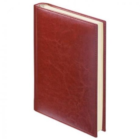 Ежедневник BRAUBERG, Imperial, А6, 160 листов, недатированный, коричневый