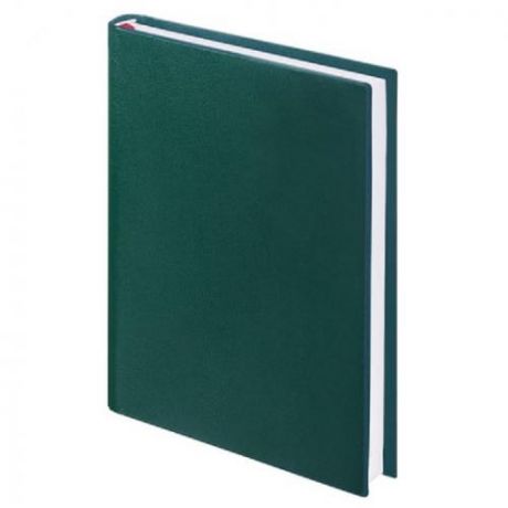 Ежедневник BRAUBERG, Select, А5, 160 листов, недатированный, зеленый