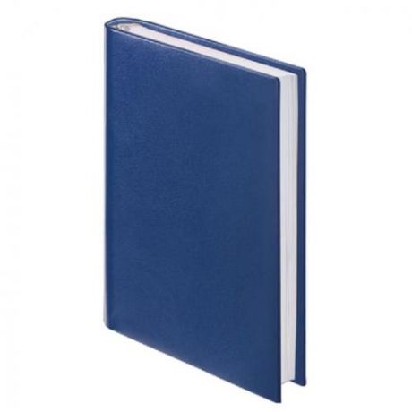 Ежедневник BRAUBERG, Select, А6, 160 листов, недатированный, темно-синий