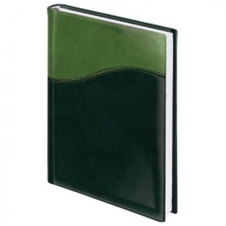 Ежедневник BRAUBERG, Bond, А5, 160 листов, недатированный, зеленый
