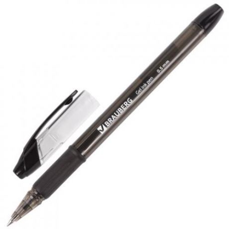 Ручка гелевая BRAUBERG, Samurai, черный