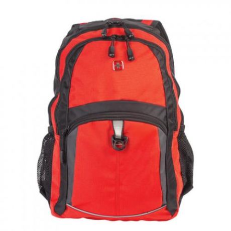 Рюкзак WENGER, 33*15*45 см, оранжевый/черный