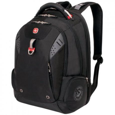 Рюкзак WENGER, 46*34*24 см, черный, функция ScanSmart