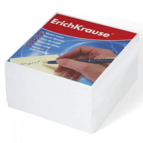 Блок для записей ErichKrause, 9*9*5 см, без подстаки, белый