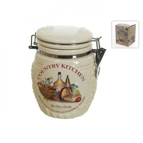 Банка для сыпучих продуктов Polystar Collection, Country Kitchen, 0,84 л