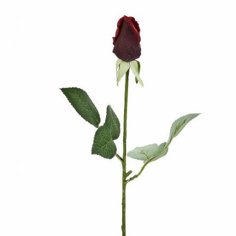 Декоративный цветок Gloria Garden, Бордовая роза, 45 см