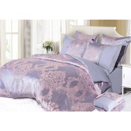 Комплект постельного белья двуспальный-евро АльВиТек, серый