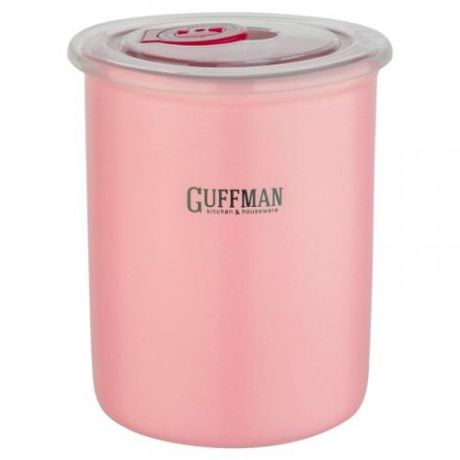 Банка для сыпучих продуктов GUFFMAN, Ceramics, 0,6 л, матовый розовый