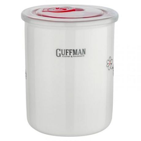 Банка для сыпучих продуктов GUFFMAN, Ceramics, 0,6 л, цветок