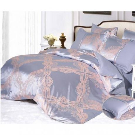 Комплект постельного белья двуспальный АльВиТек, сиреневый орнамент