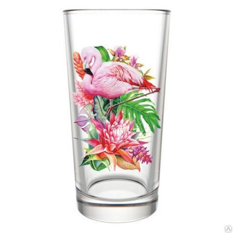 Набор стаканов М декор, Фламинго, 230 мл, 6 шт