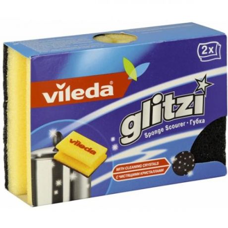 Набор губок для посуды vileda, Glitzi, 2 предмета