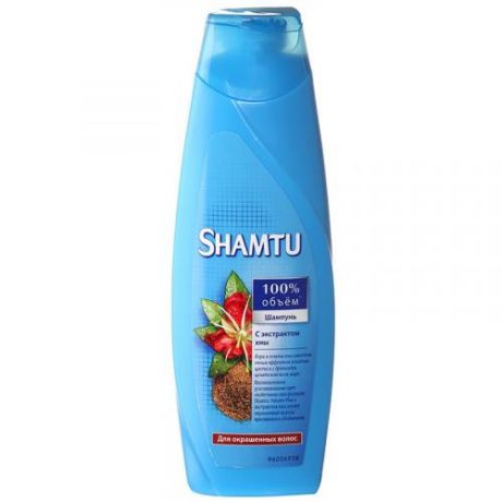 Шампунь Shamtu, Защита цвета и блеск с экстрактом хны, 360 мл
