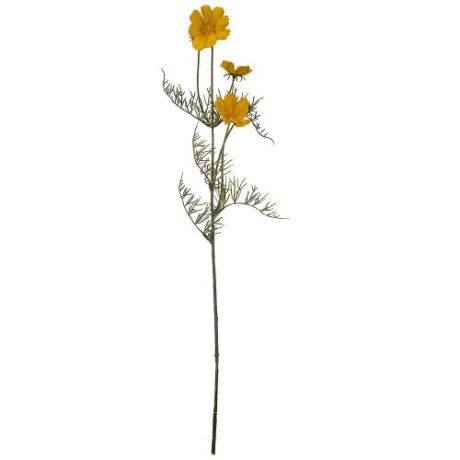Декоративный цветок Lefard, 65 см, желтый