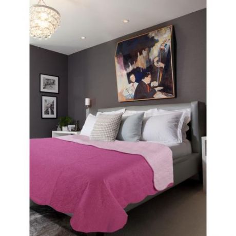 Покрывало полутораспальное Amore Mio, 160*200 см, розовый