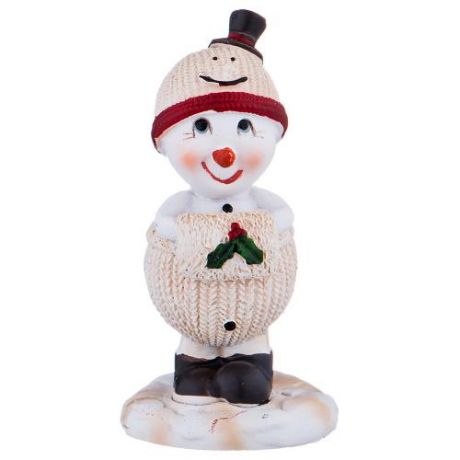 Фигурка декоративная Lefard, Снеговик, 5,5*4*8 см, в цилиндре