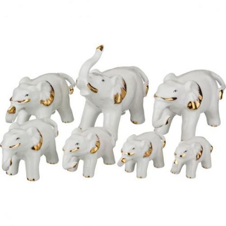 Набор фигурок декоративных Lefard, 7 Слонов, 7 предметов