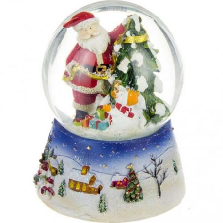 Снежный шар Lefard, 11*11*14,5 см, с музыкой, елочка