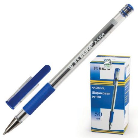 Ручка шариковая BEIFA, синий, с грипом