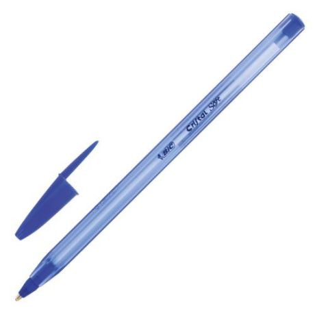 Ручка шариковая BIC, Cristal Soft, синий, масляная