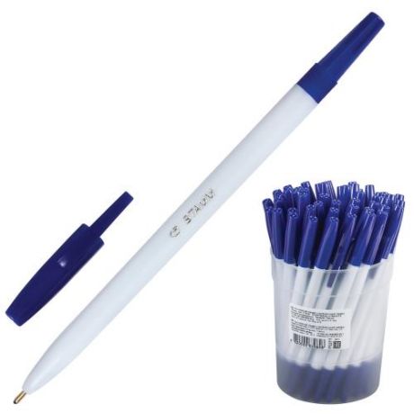 Ручка шариковая СТАММ, 049, синий