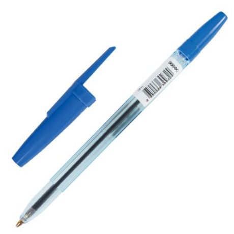 Ручка шариковая СТАММ, Офис, синий, масляная