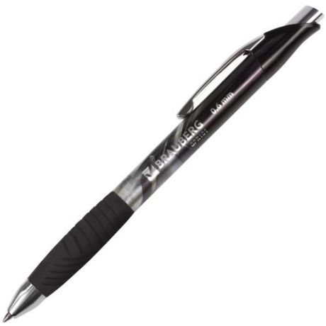 Ручка гелевая BRAUBERG, Metropolis Gel, черный