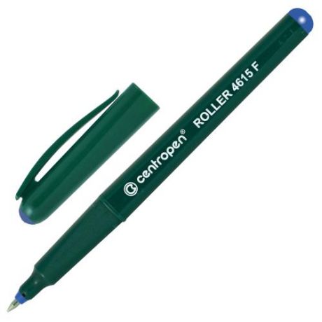 Ручка-роллер centropen, синий, трехгранная