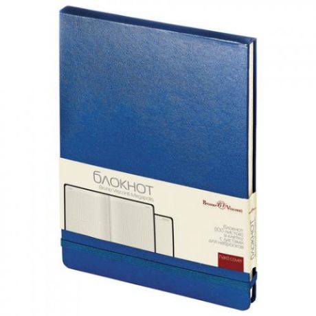 Бизнес-блокнот Bruno Visconti, А5, 100 листов, синий