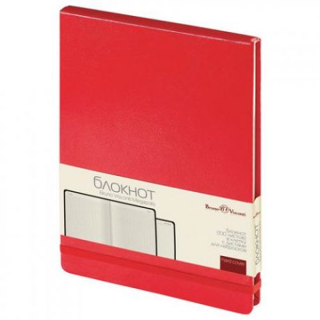 Бизнес-блокнот Bruno Visconti, А5, 100 листов, красный