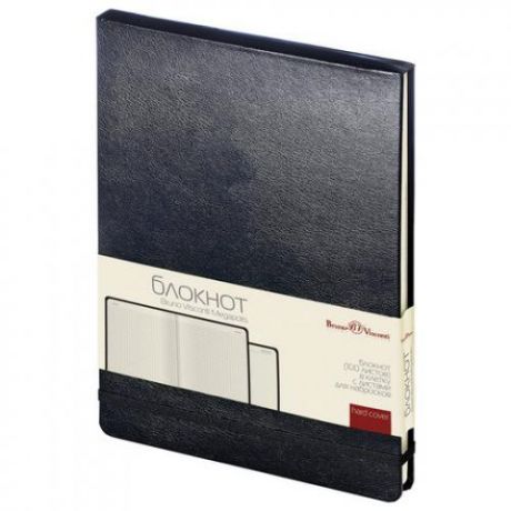 Бизнес-блокнот Bruno Visconti, А5, 100 листов, черный