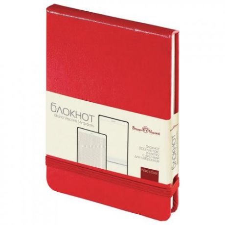 Бизнес-блокнот Bruno Visconti, А6, 100 листов, красный