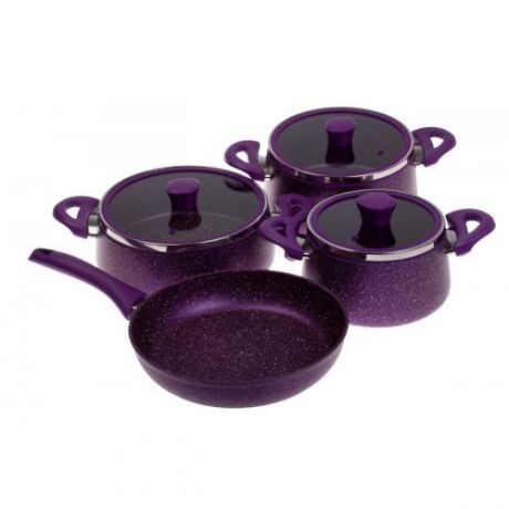 Набор посуды BRADEX, TAC, 7 предметов, фиолетовый