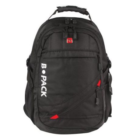 Рюкзак B-PACK, S-01, 47*32*20 см, черный, с отделением для ноутбука